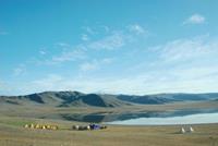 Campsite in the Altai